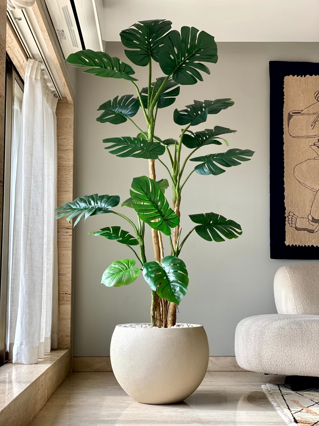Artificial Forest Monstera Plant - 7.5 Feet