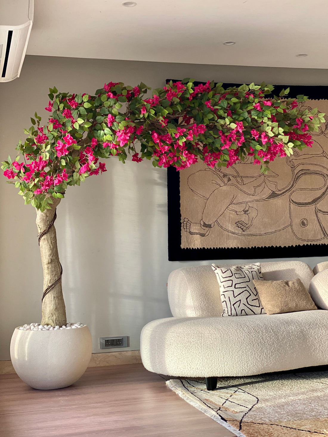 Artificial Grandeur Bougainvillea Plant - 8 Feet