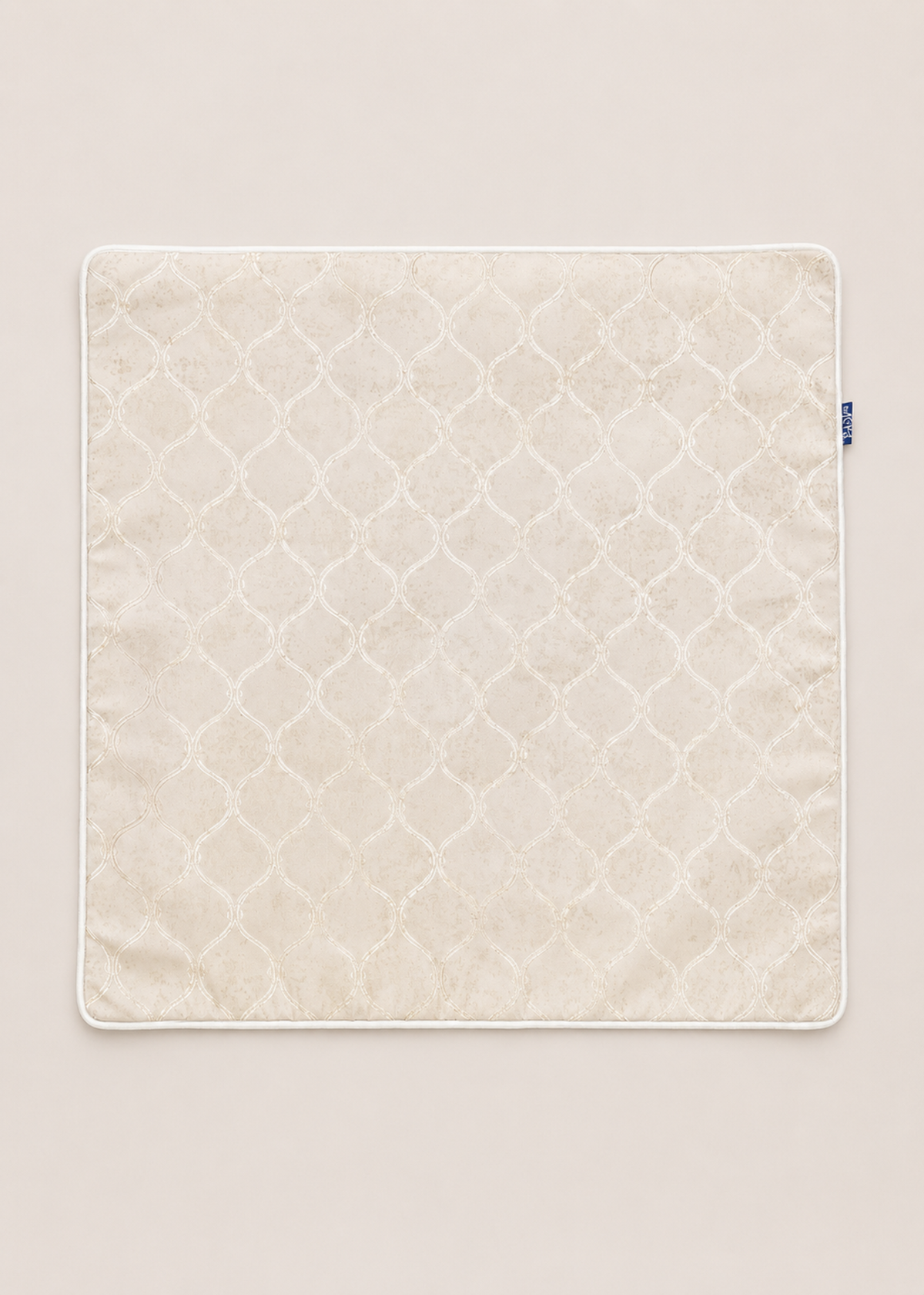 Ivory Trellis Cushion Cover