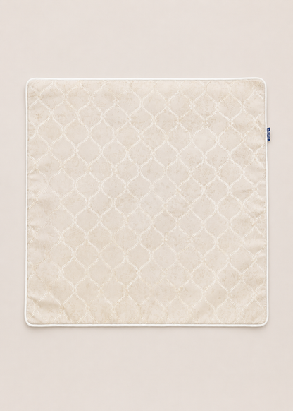 Ivory Trellis Cushion Cover