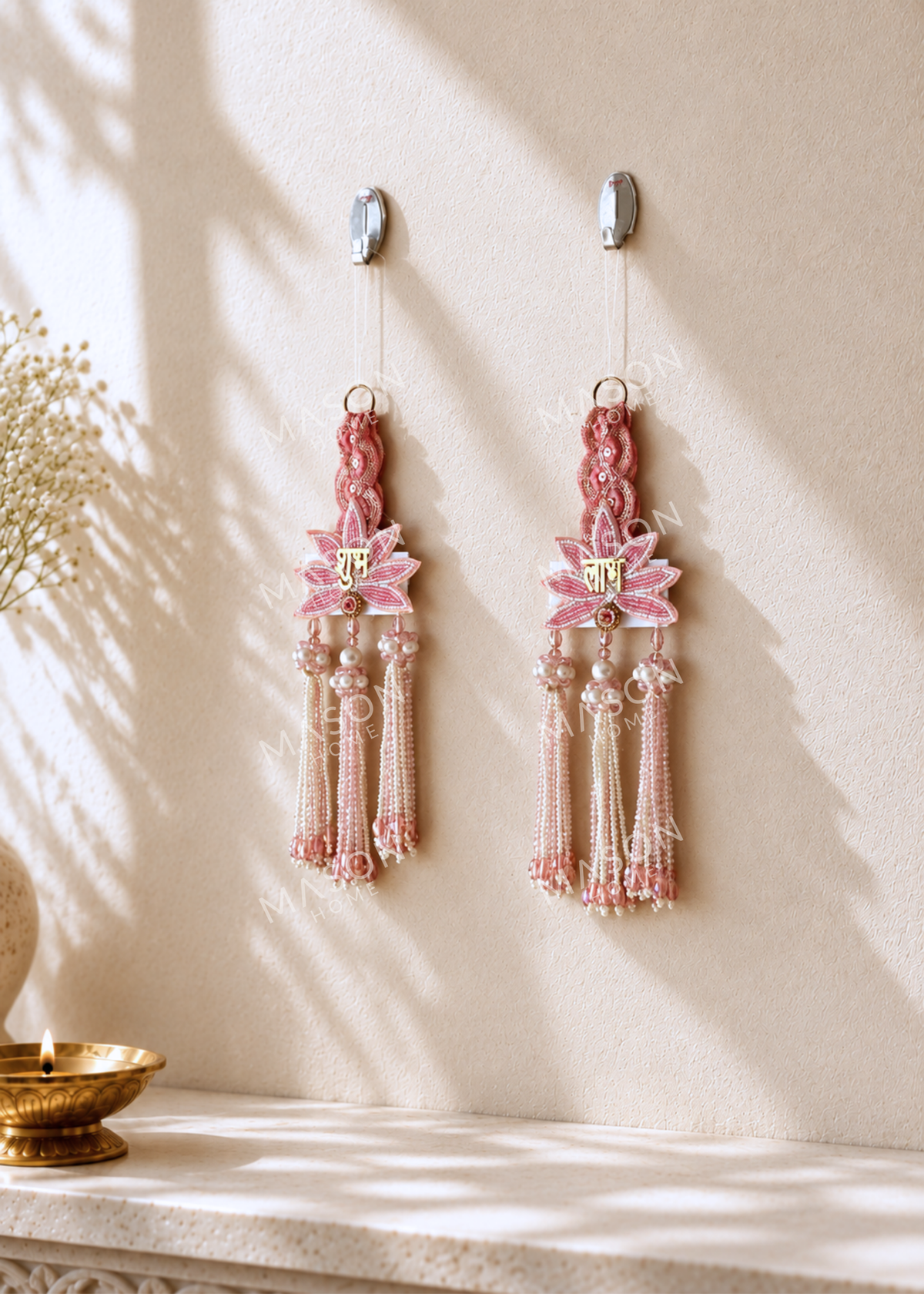 Festive Rose Petal Shubh Labh Hanging