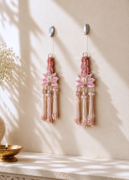 Festive Rose Petal Shubh Labh Hanging