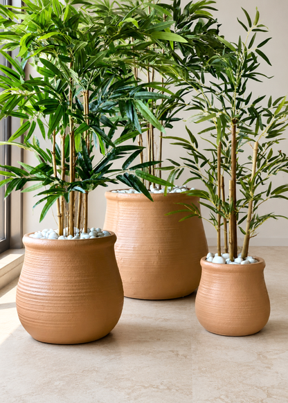 Garden Muse Planters - Terracota Beige