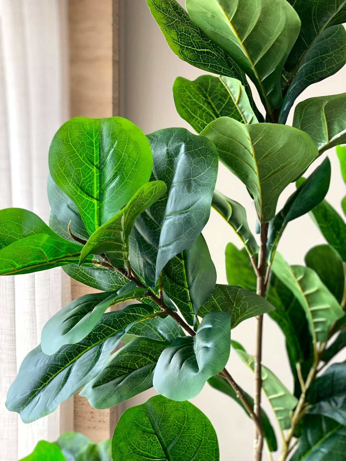 Artificial Decadent Fiddle Plant - 5.5 Feet