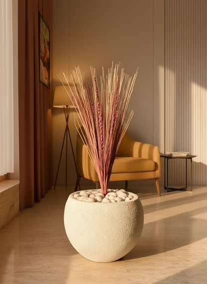 Artificial Purple Pampas Bunch - 3 Feet