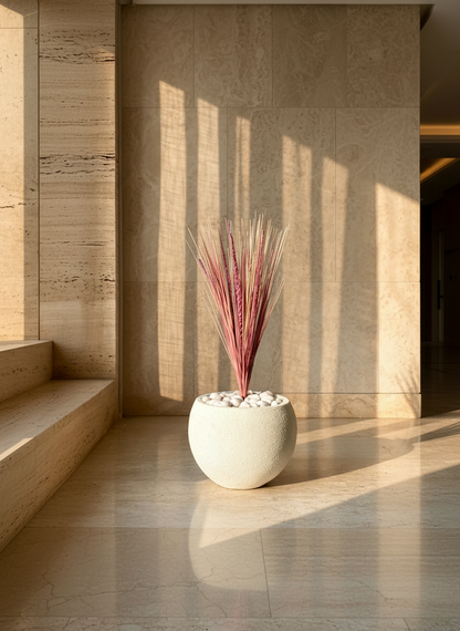 Artificial Purple Pampas Bunch - 3 Feet