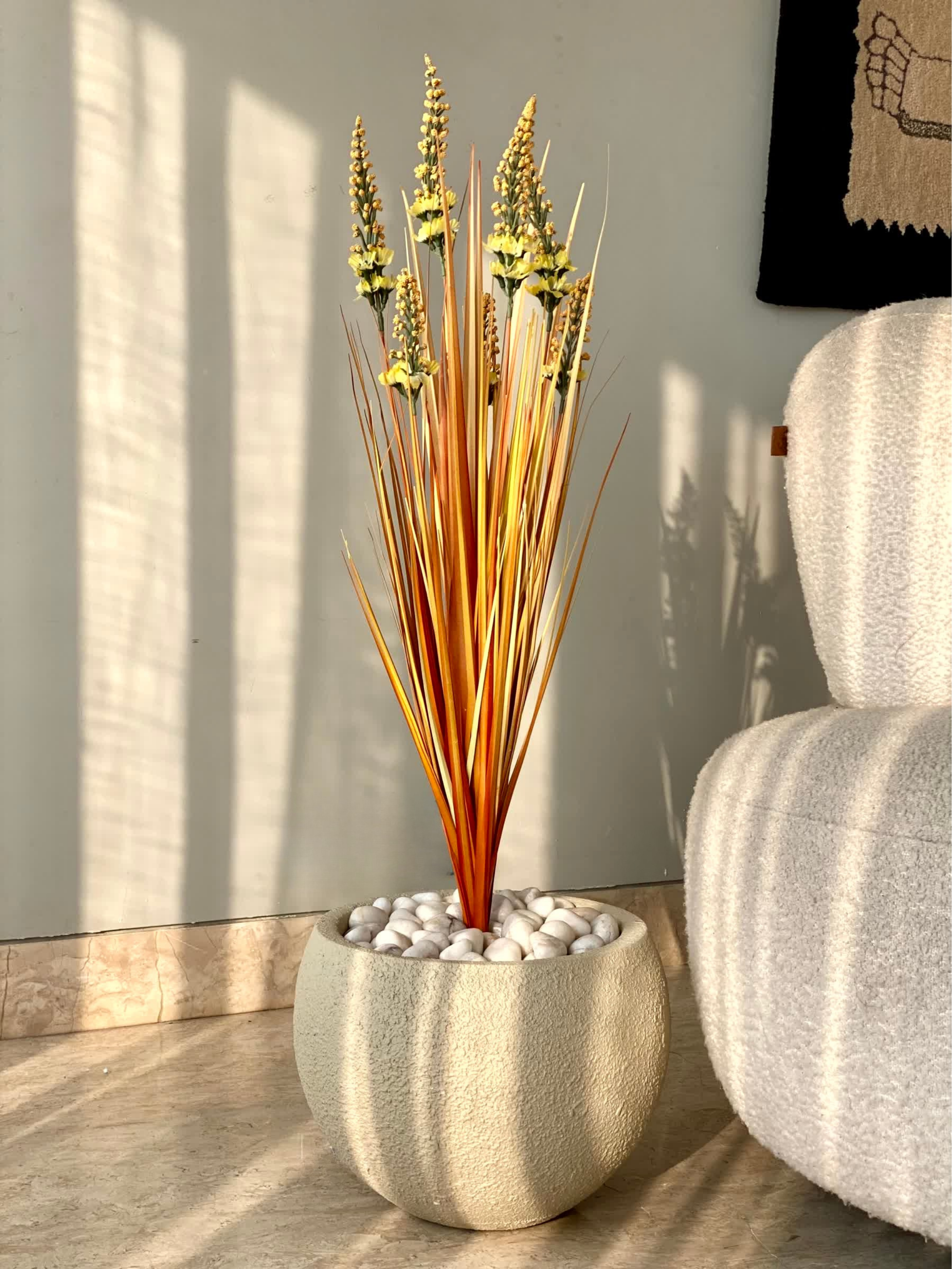 Artificial Dawn Foxtail Pampas Bunch - 3 Feet