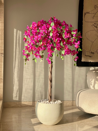 Artificial Pink Bougainvillea Plant - 5 Feet