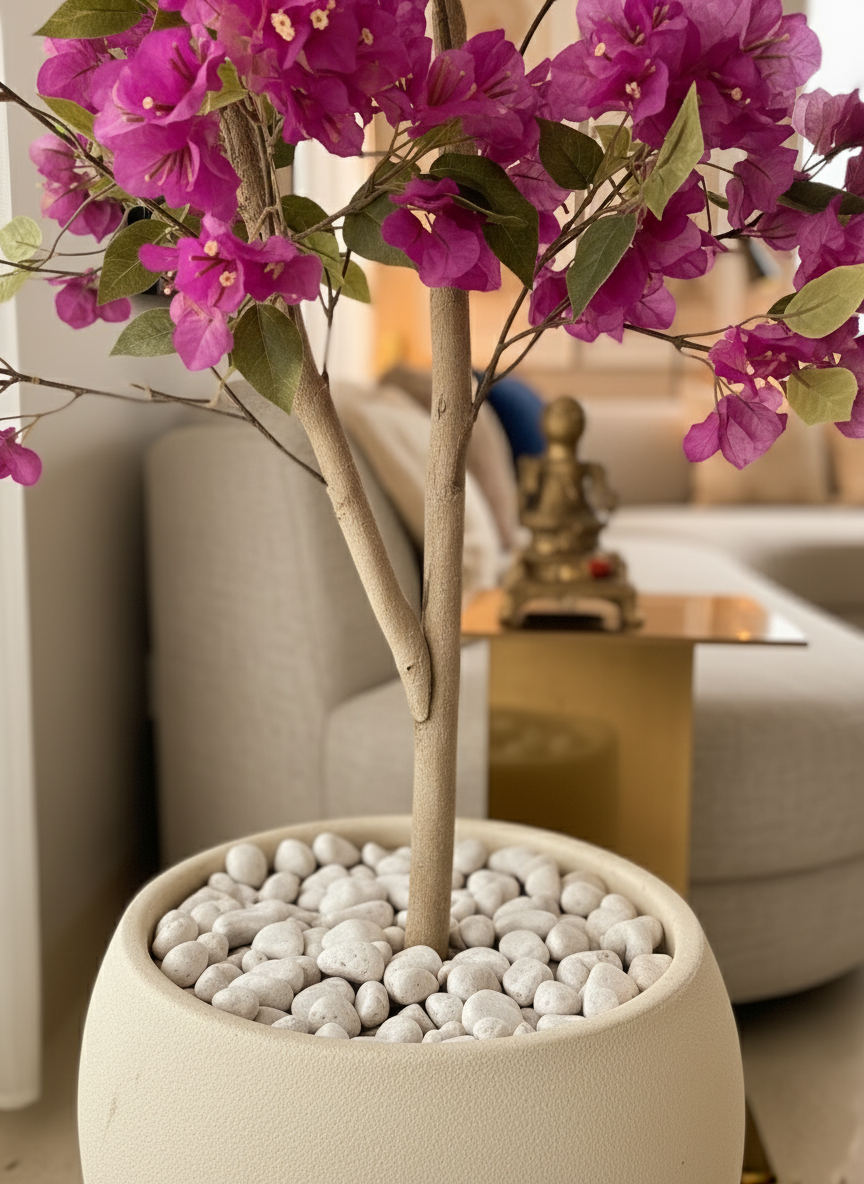 Artificial Purple Bougainvillea Plant - 4 Feet