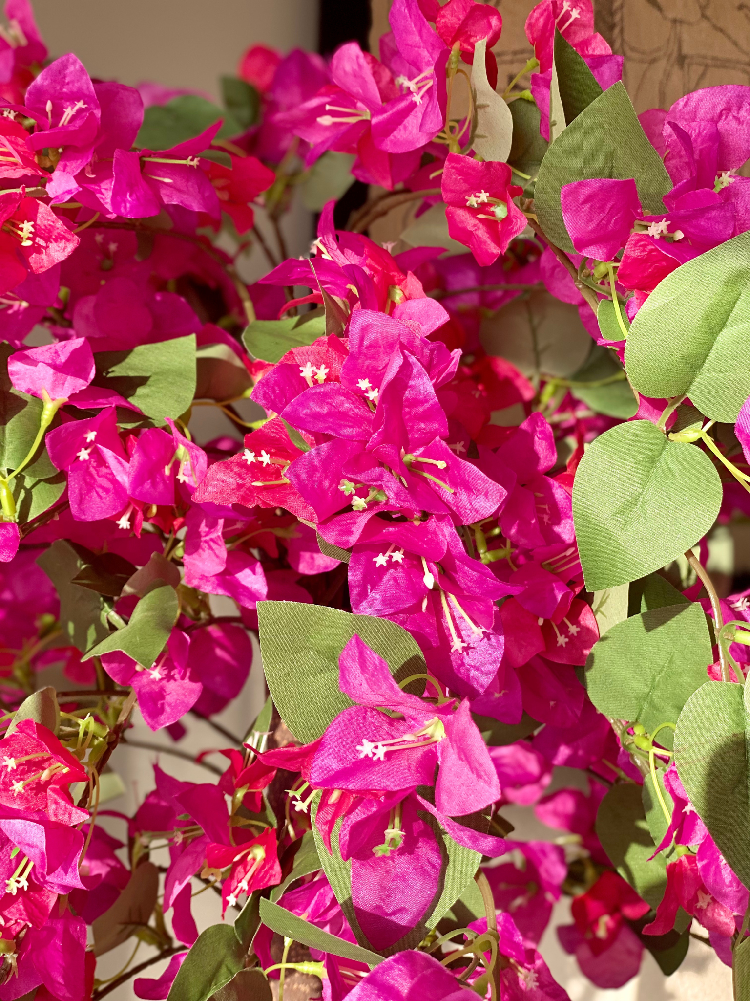 Artificial Pink Bougainvillea Plant - 5 Feet