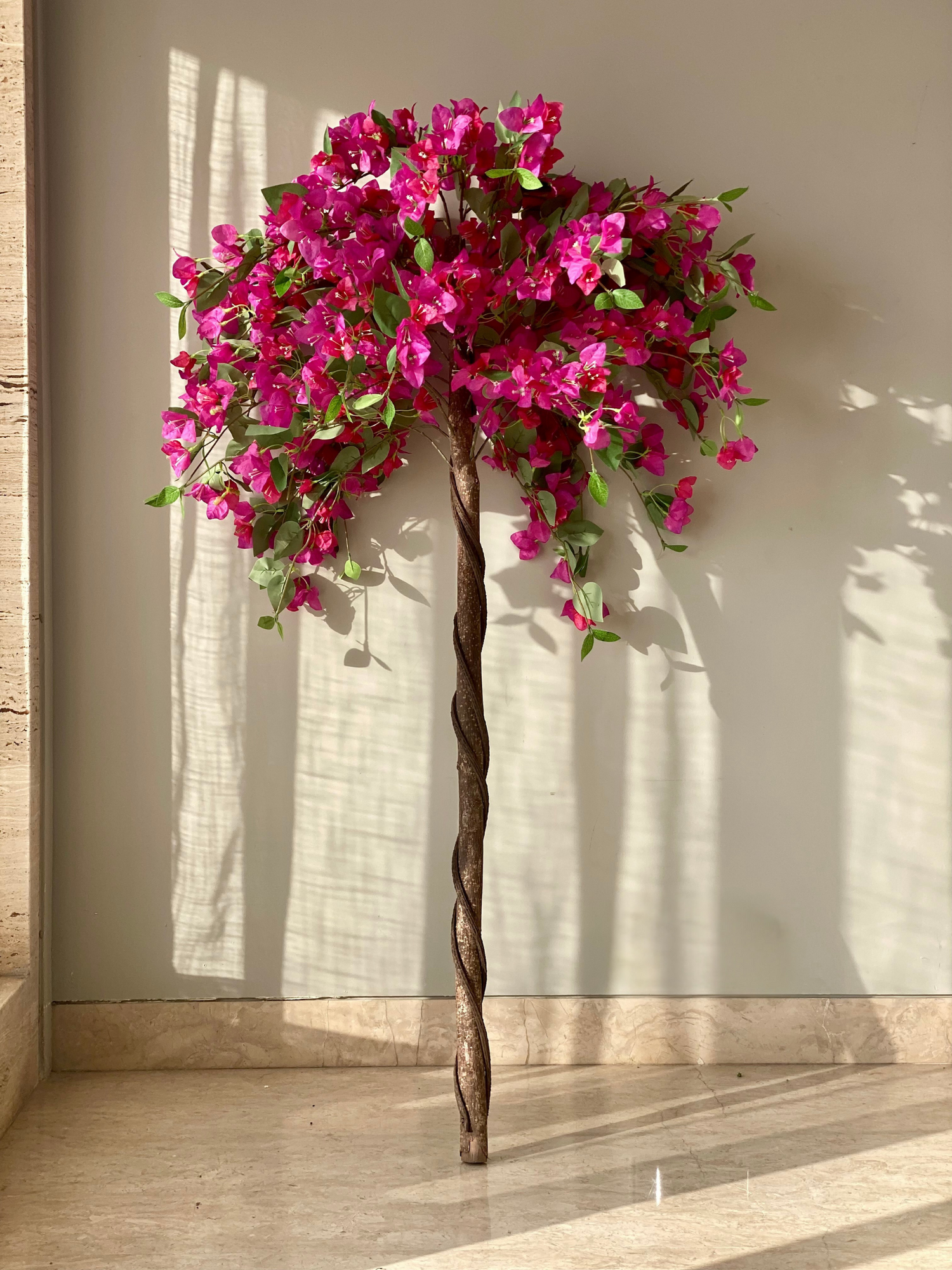 Artificial Pink Bougainvillea Plant - 5 Feet