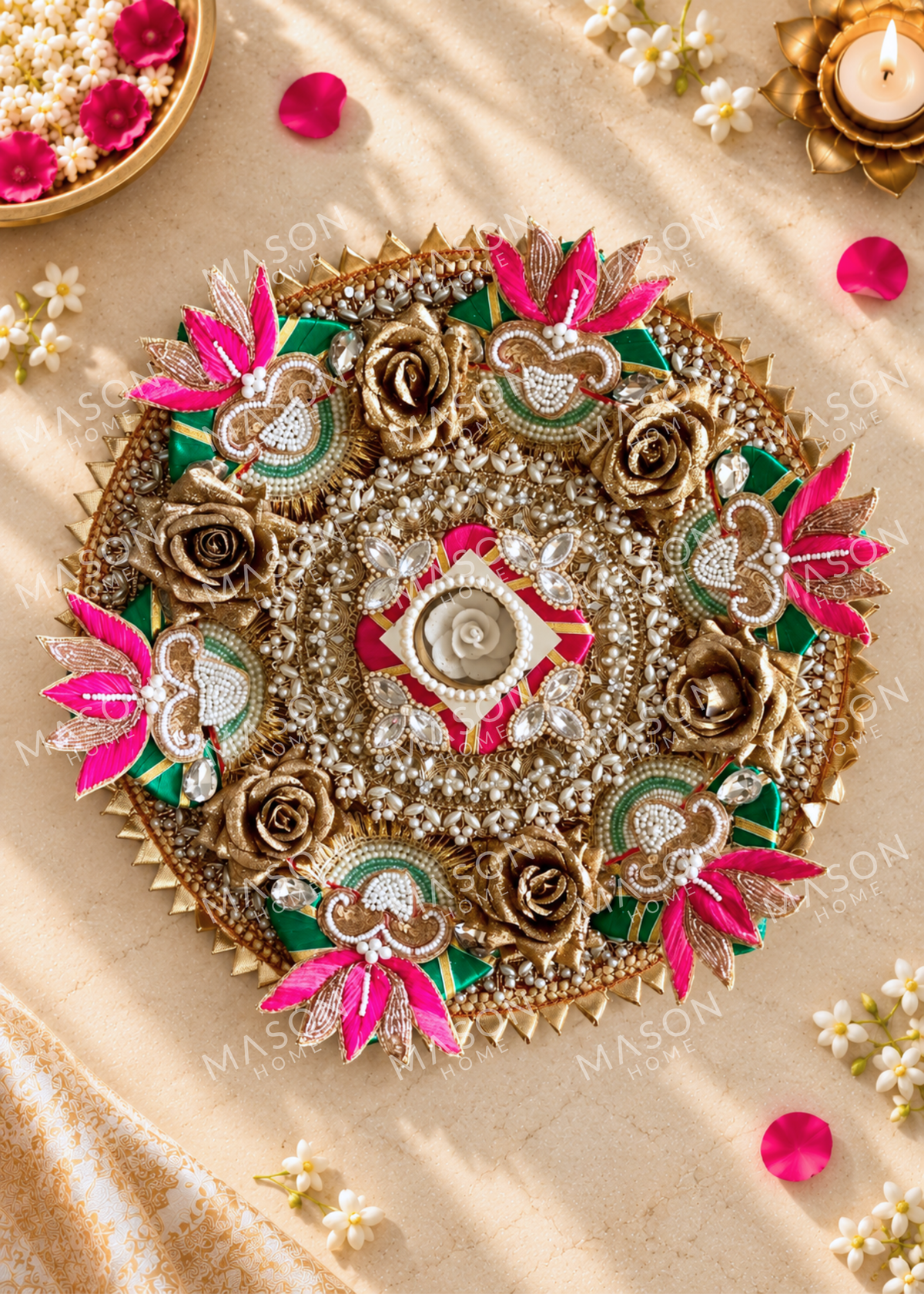 Festive Pushp Shringar I Artificial Rangoli