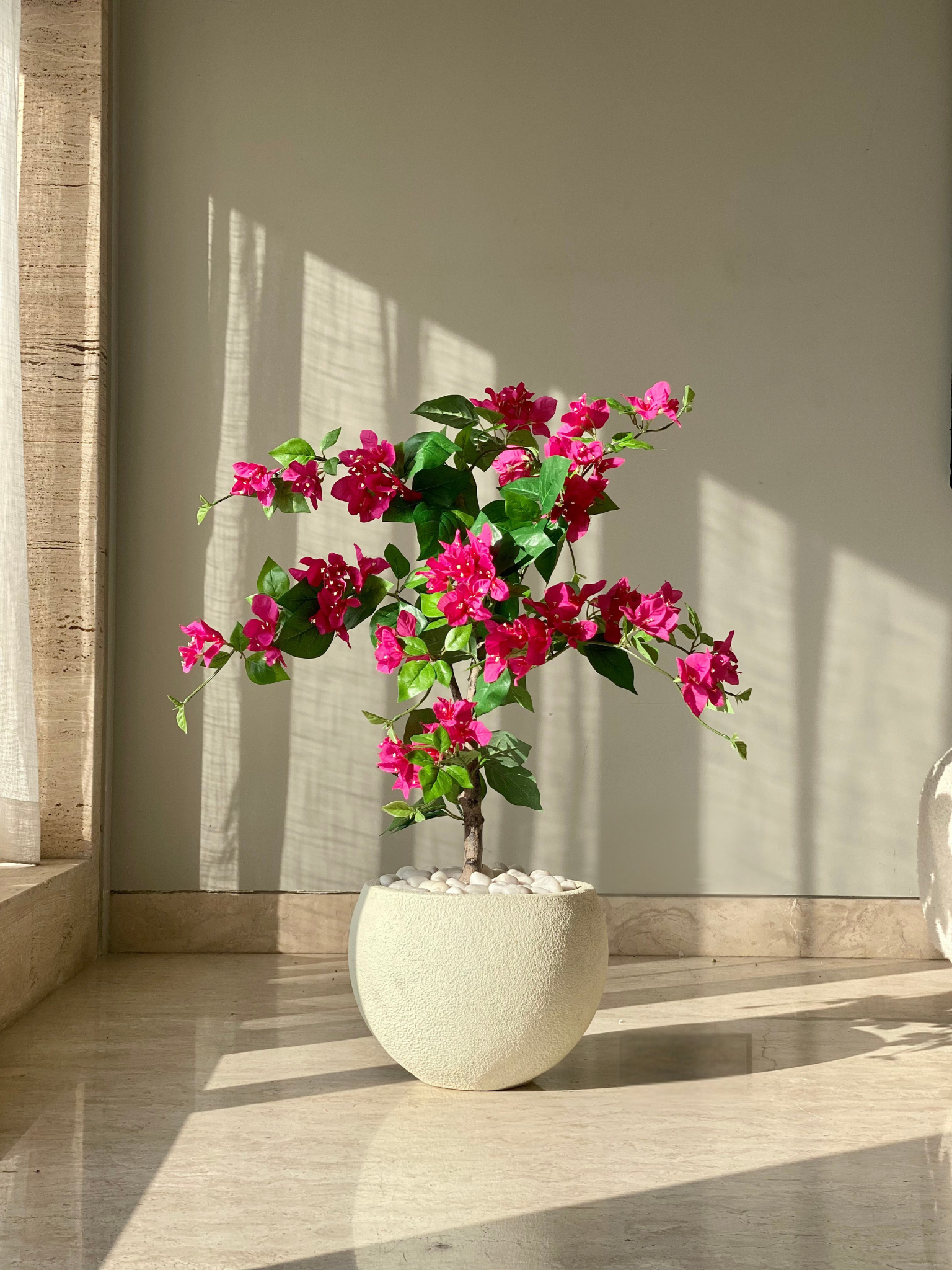 Artificial Cerise Bougainvillea Plant -  3 Feet