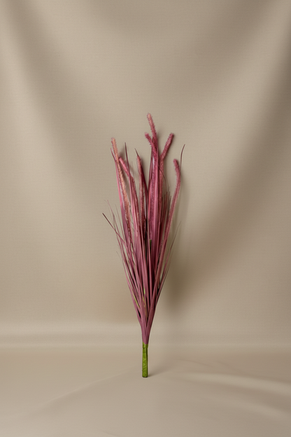 Artificial Purple Silk Grass Bunch - 3 Feet