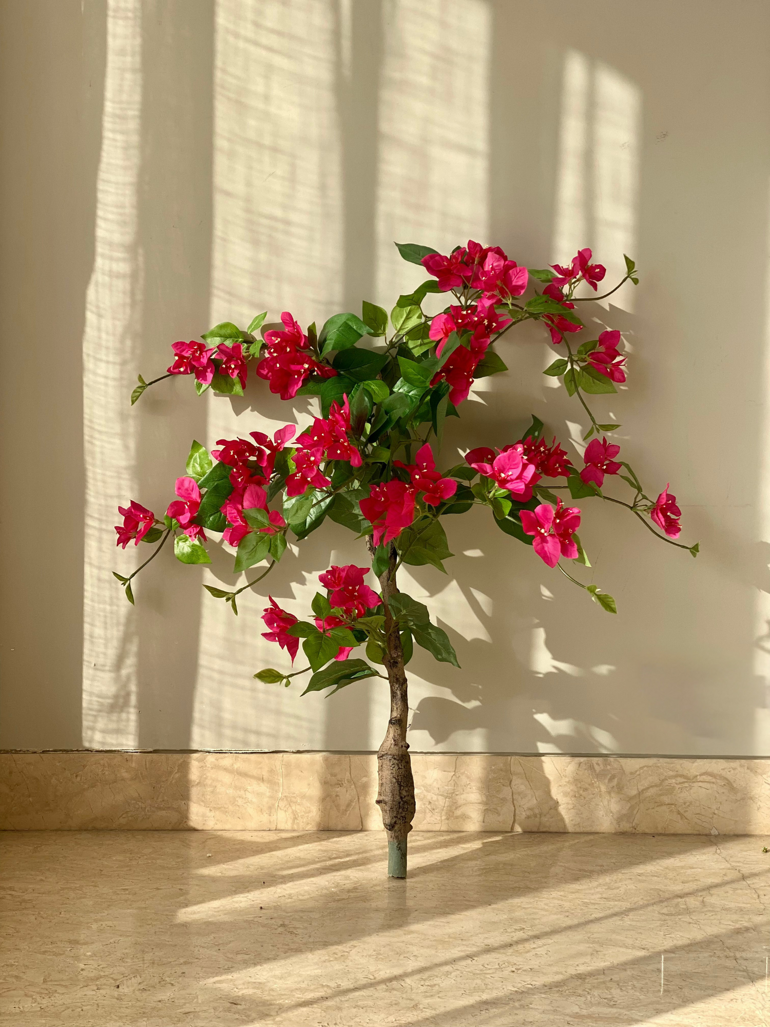 Artificial Cerise Bougainvillea Plant -  3 Feet