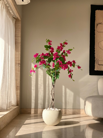 Artificial Cerise Bougainvillea Plant -  4 Feet