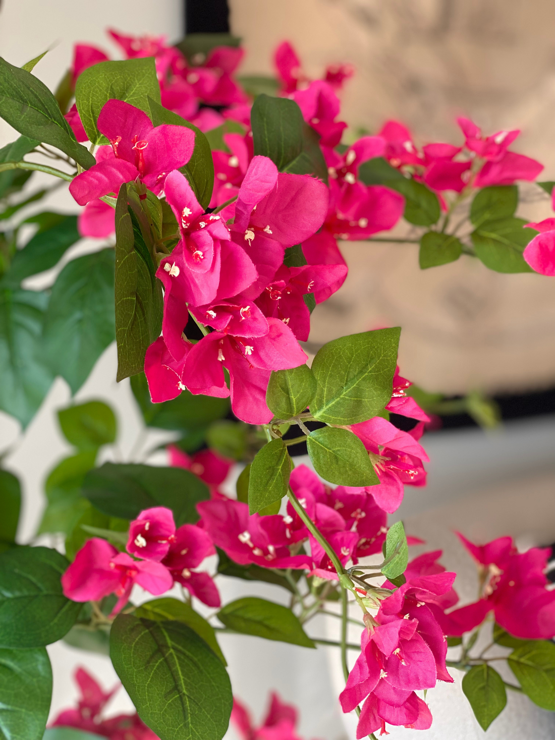 Artificial Cerise Bougainvillea Plant -  5 Feet
