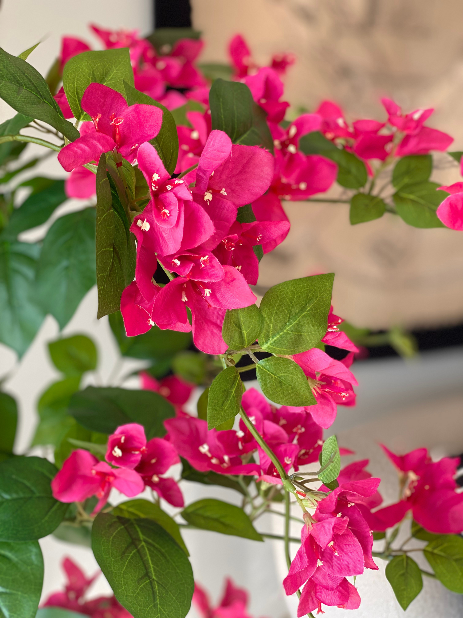 Artificial Cerise Bougainvillea Plant -  4 Feet