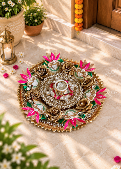 Festive Pushp Shringar I Artificial Rangoli