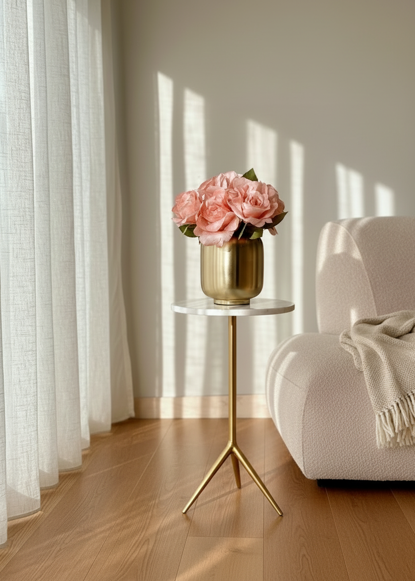 Artificial Peony Flower - Pink (Set of 2)