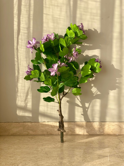 Artificial Lilac Bauhinia Plant -  3 Feet