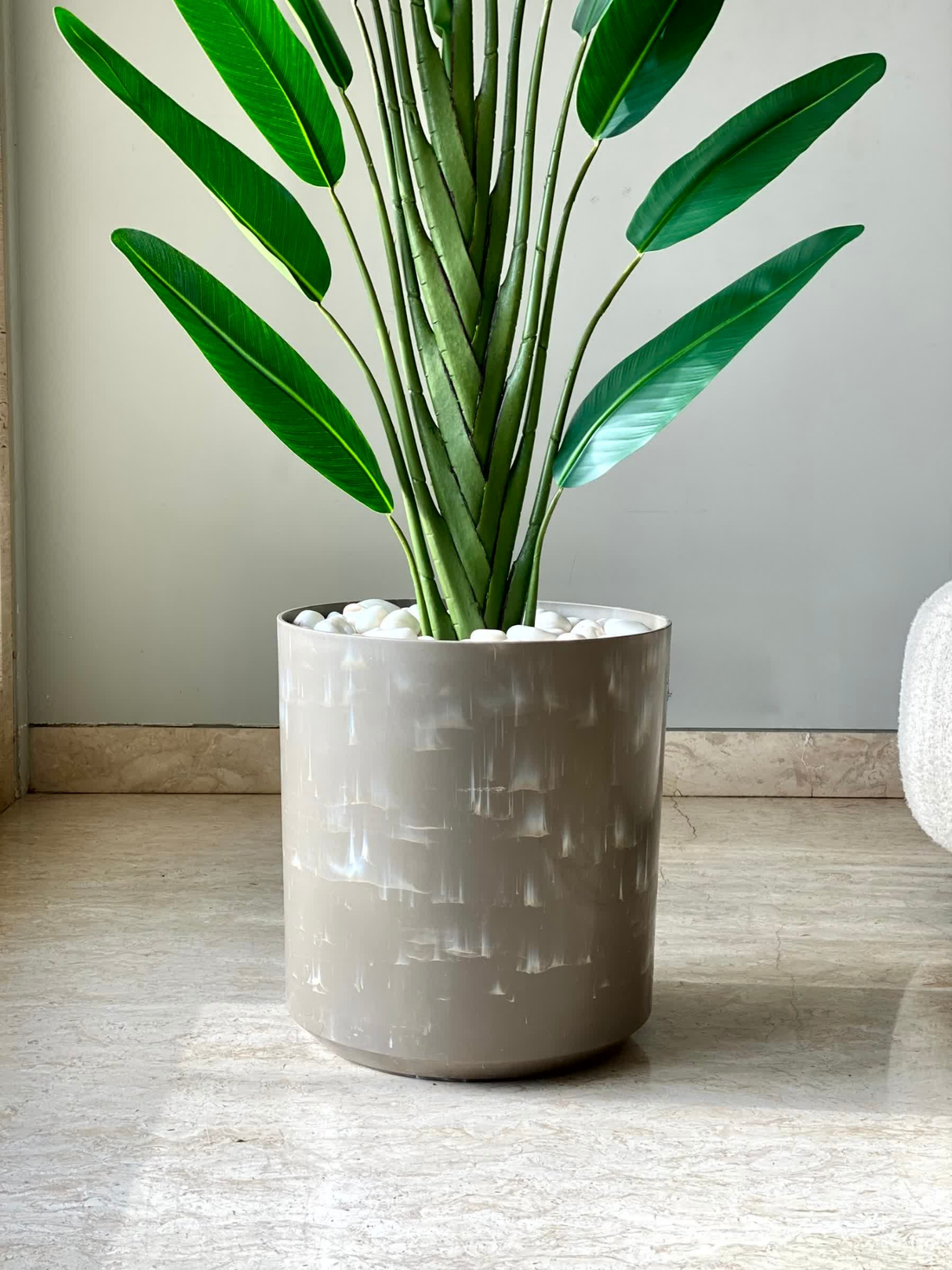 Amara Beige Planter - Large