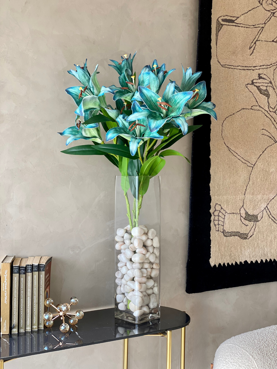 Artificial Mystic Lilly Flower Stem - (One Stem) Green