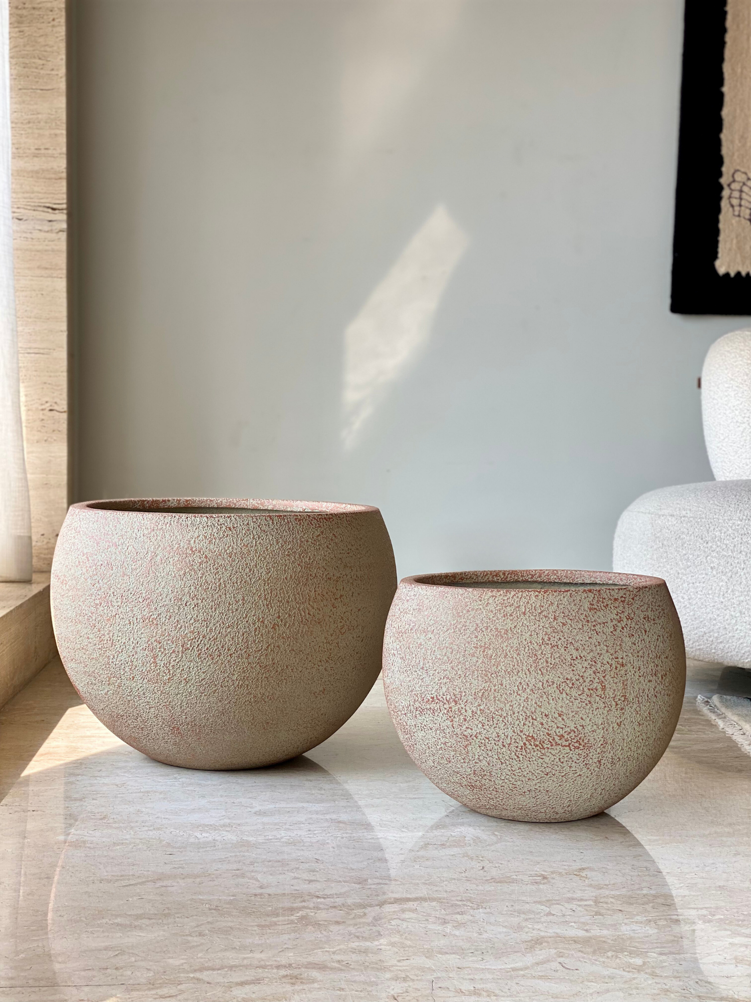 Lithos Planters - Raw Terracotta