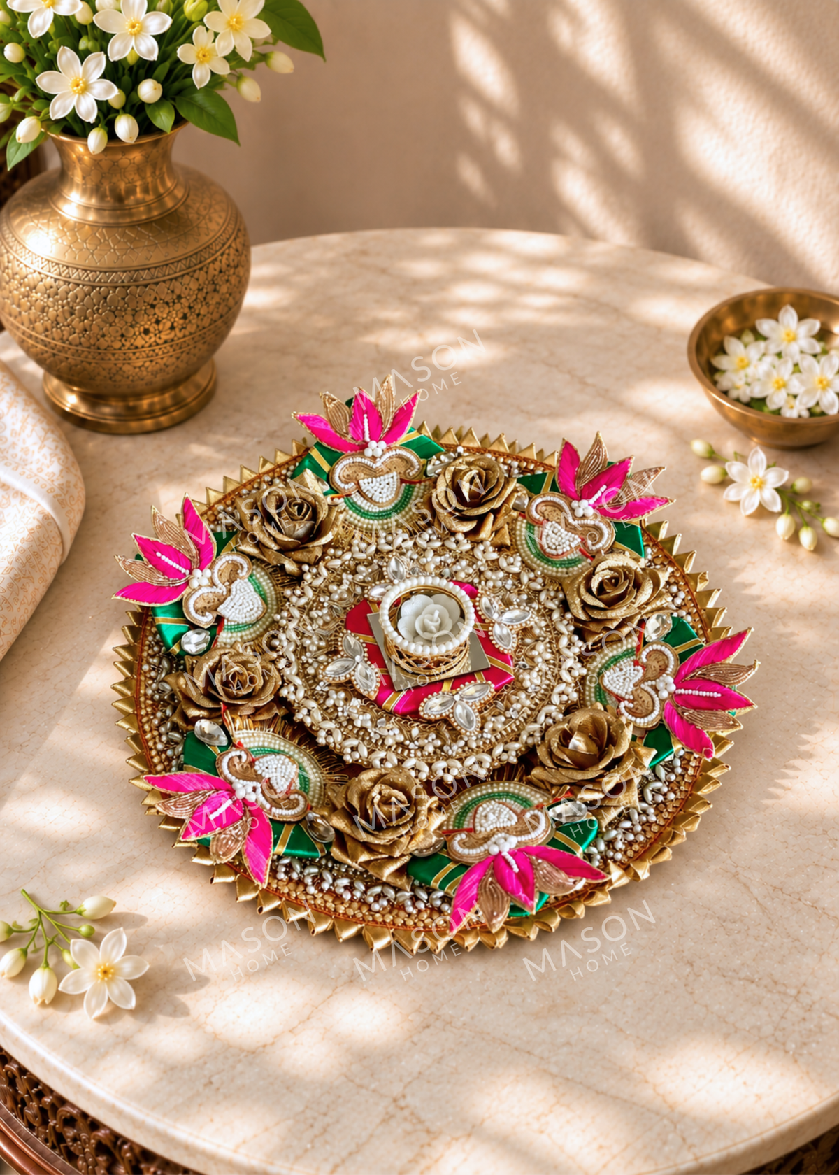Festive Pushp Shringar I Artificial Rangoli