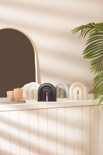 Nordic Speckled Arc Accent - Grey