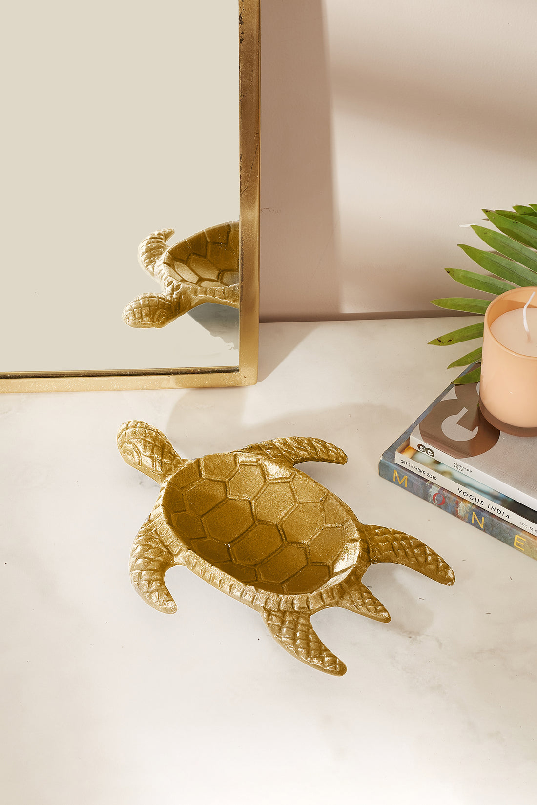 Luxe Turtle Trinket Tray - Large