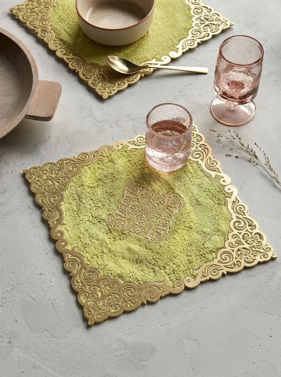Mehr Placemat Green - Set of 6