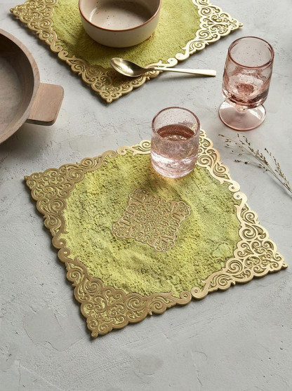 Mehr Placemat Green - Set of 6