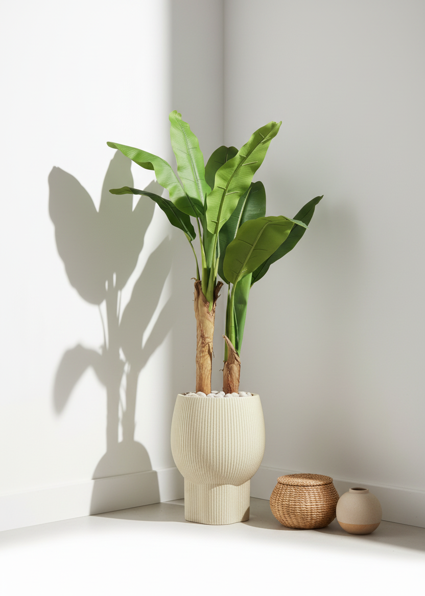 Artificial Banana Palm Plant - 4 Feet