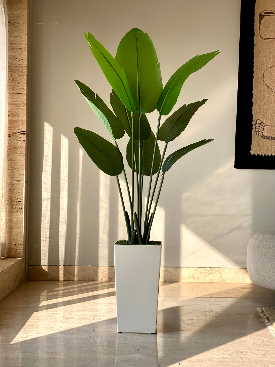 Artificial Emerald Palm Plant + Pot - 5 Feet