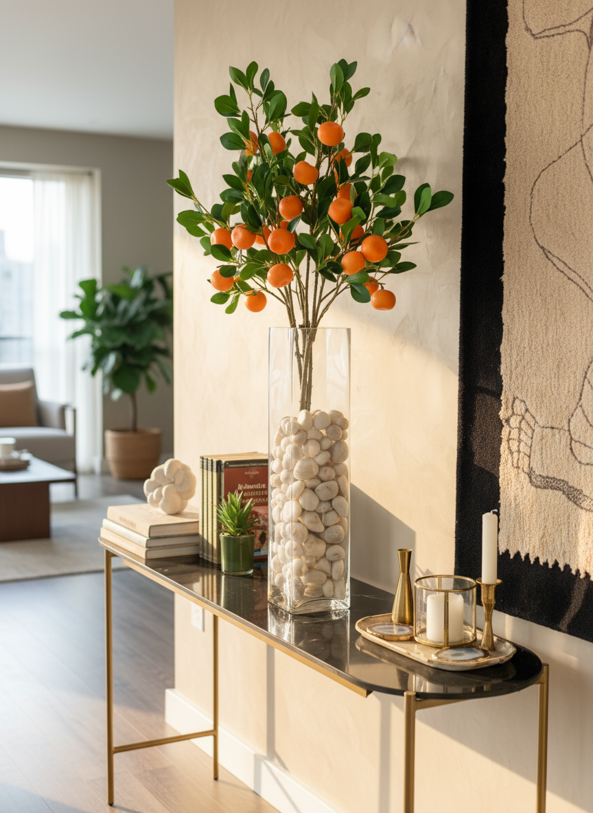 Artificial Orange Stem