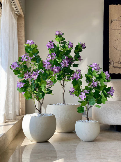 Artificial Lilac Bauhinia Plant - 4 Feet