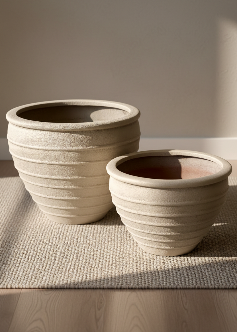 Grandeur Planters - Beige