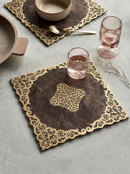 Mehr Placemat Brown - Set of 6