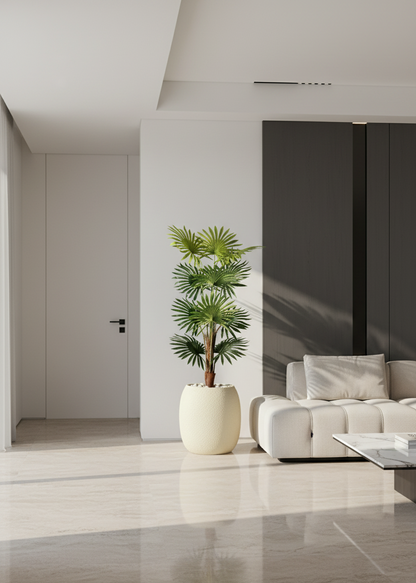 Artificial Fan Kwai Palm Plant - 4 Feet