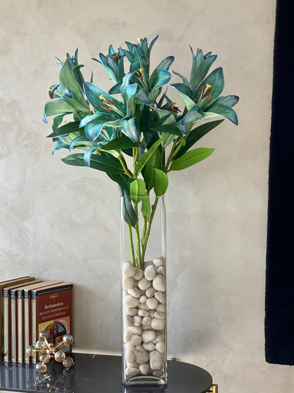 Artificial Mystic Lilly Flower Stem - (One Stem) Green