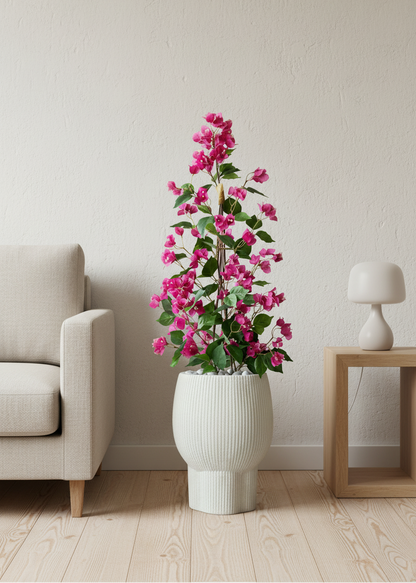 Artificial Pink Garden Bougainvillea Plant - 3 Feet