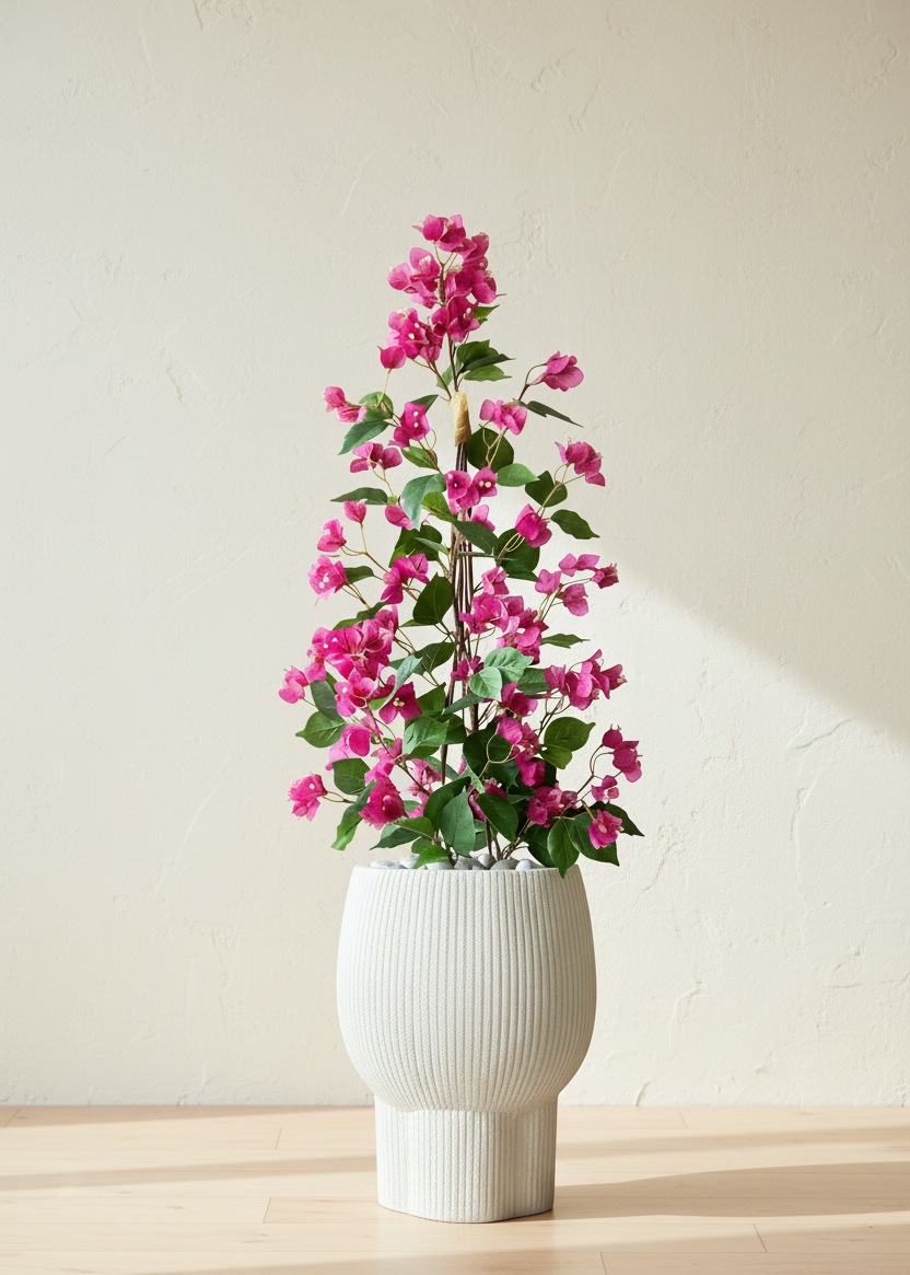 Artificial Pink Garden Bougainvillea Plant - 3 Feet