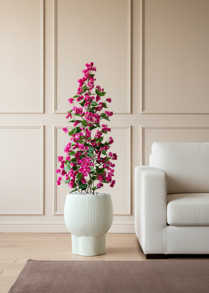 Artificial Magenta Garden Bougainvillea Plant - 4 Feet