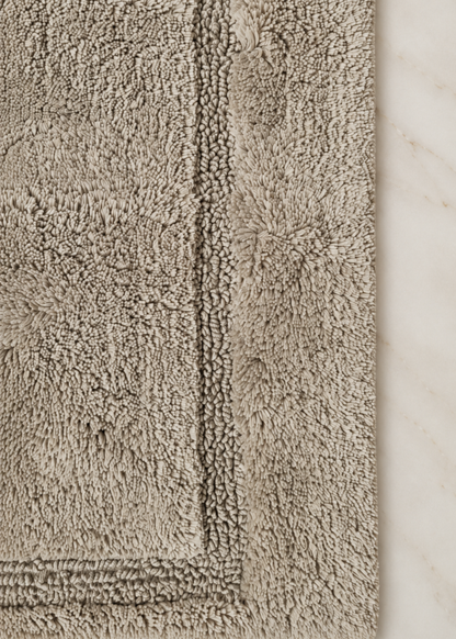 Mellow Anti Slip - Tufted - Cotton Bath Mat - Beige - 60 x 40 cm