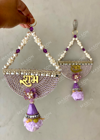 Festive Utsav Shubh Labh - Purple