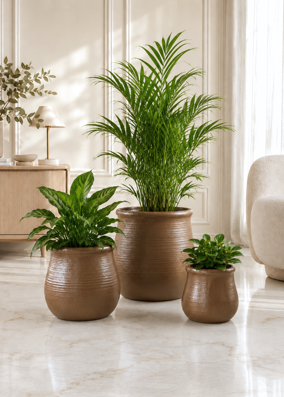 Garden Muse Planters - Brown