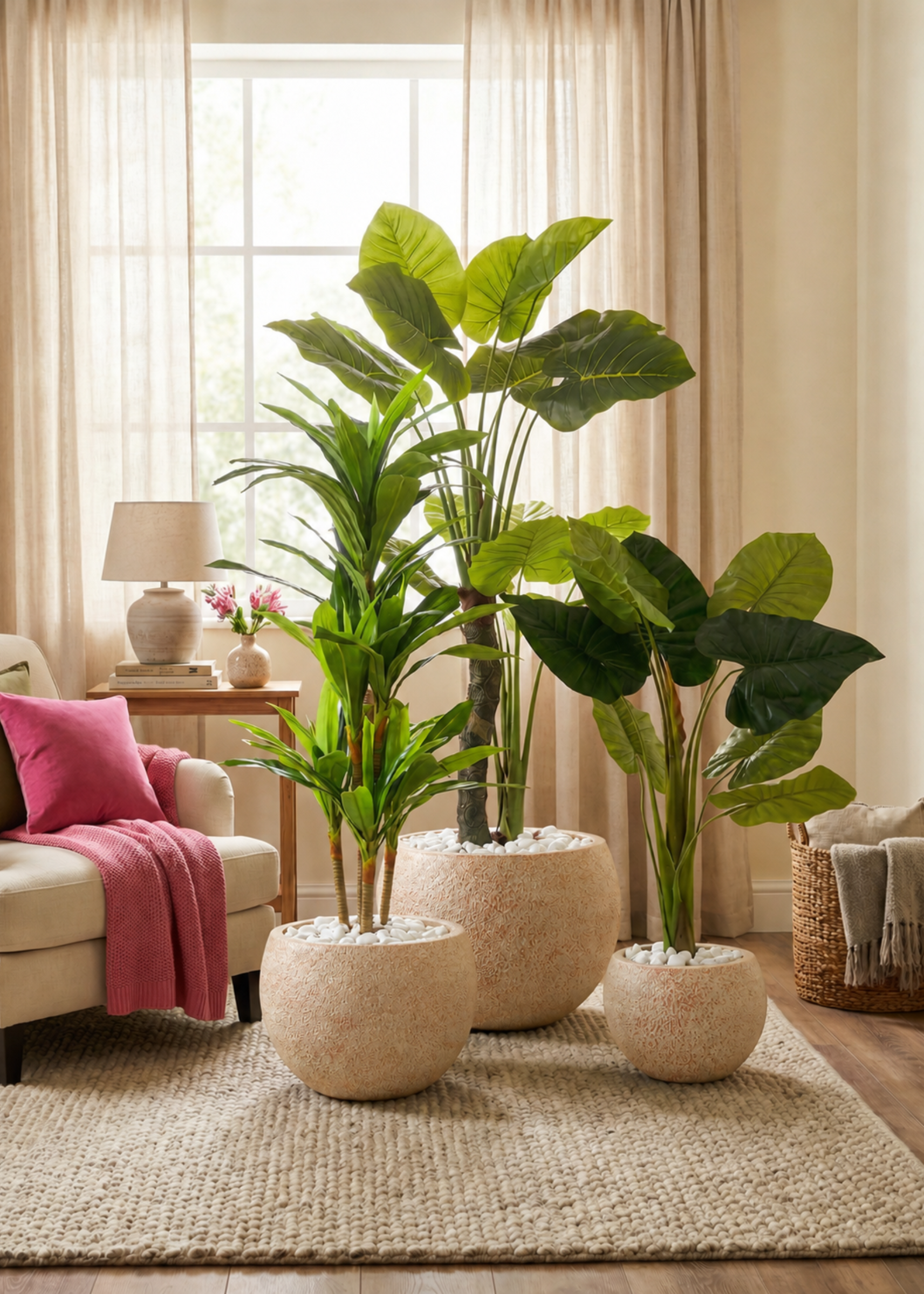 Lithos Planters - Raw Terracotta