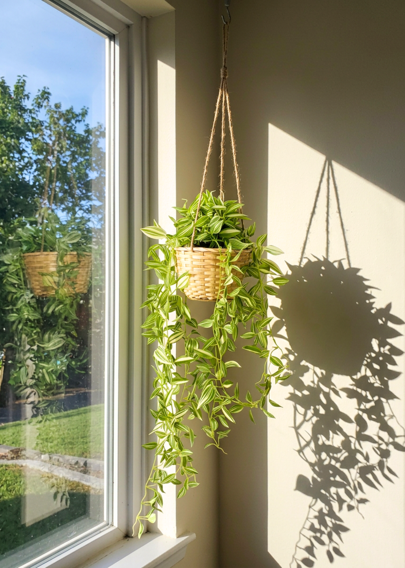 Artficial Wandering Jew Hanging Plant