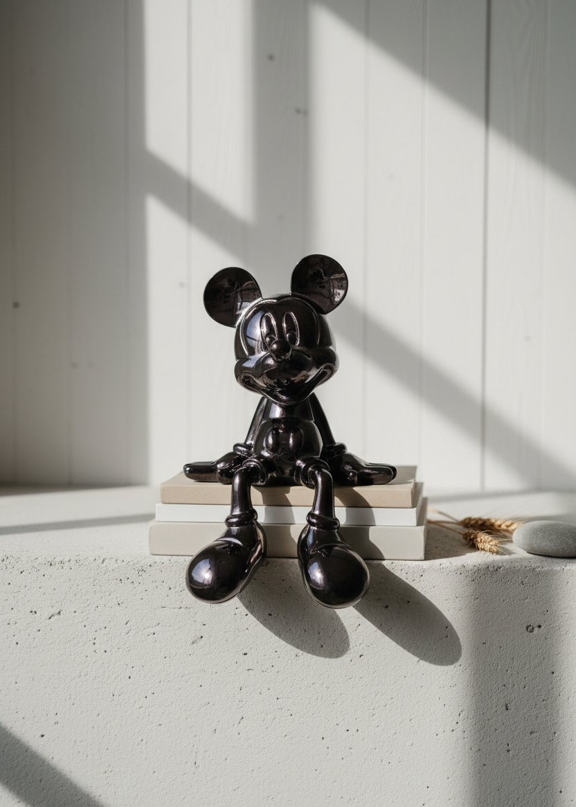 Obsidian Micky Mouse - Small